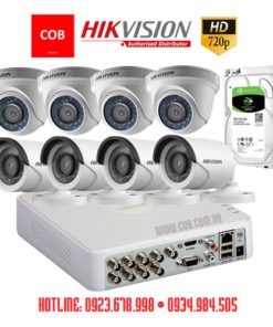 Bộ 8 camera HIKVISION - Công Ty TNHH Công Nghệ COB